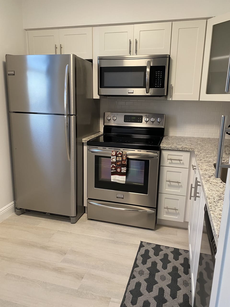 Spacious Kitchen with stainless steel appliances