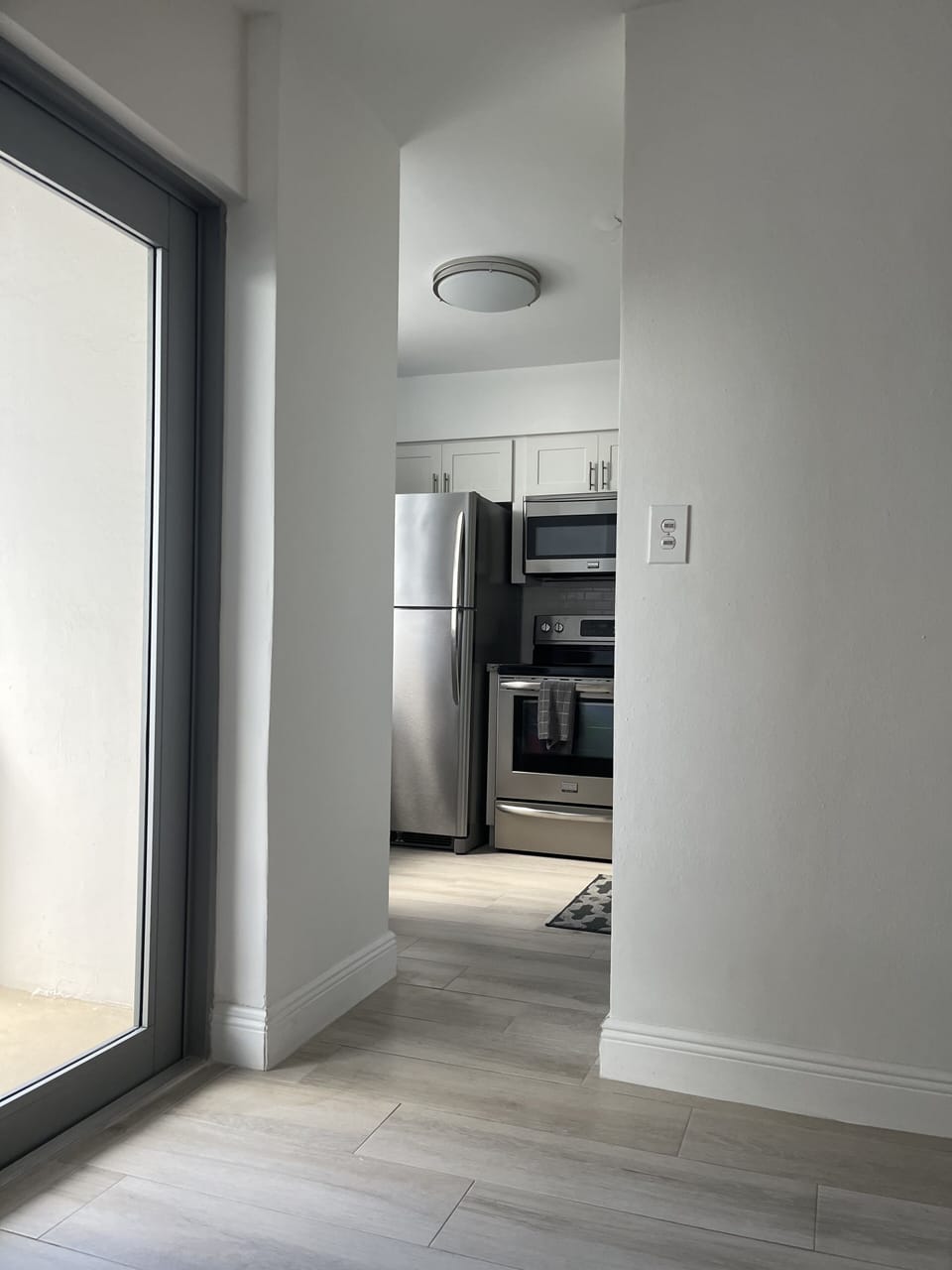 Balcony and outside impact windows 