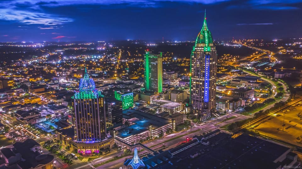 Downtown Mobile skyline 