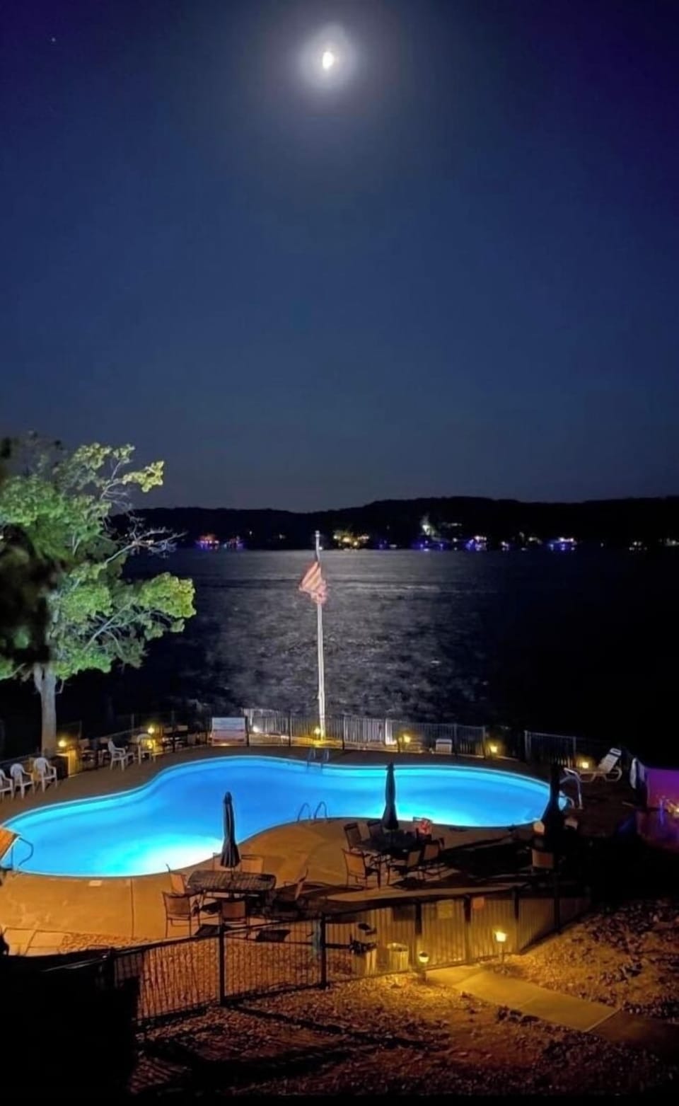 View of the point pool.