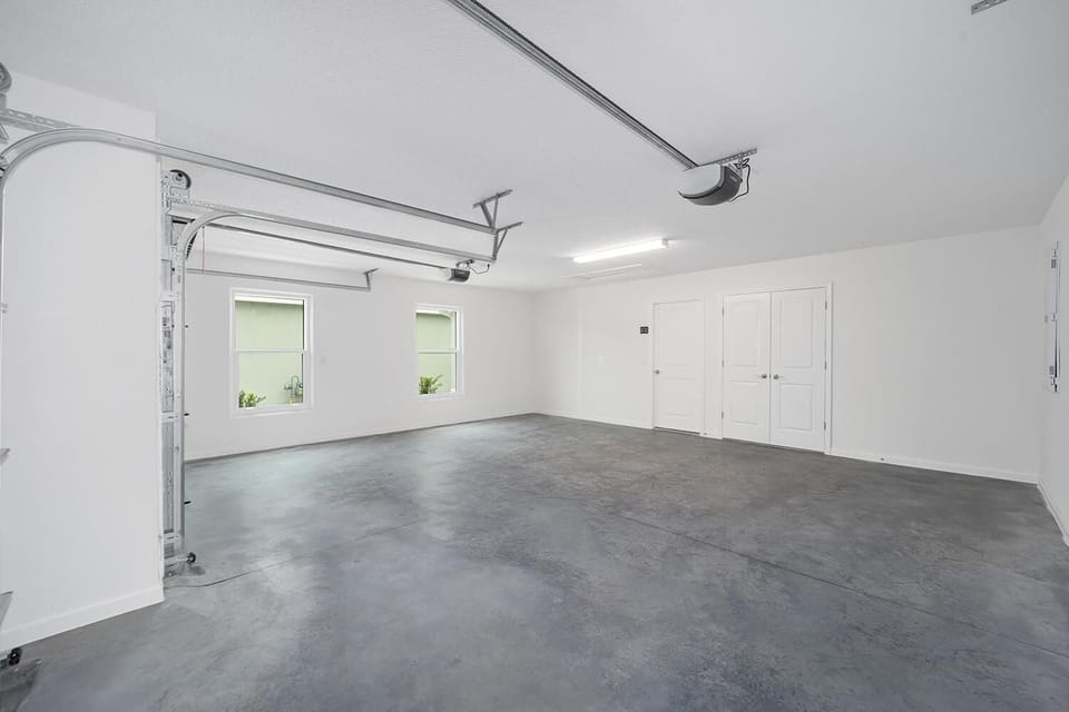 Inside Garage.