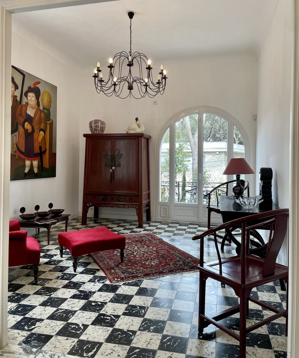 The "Chinese" living room