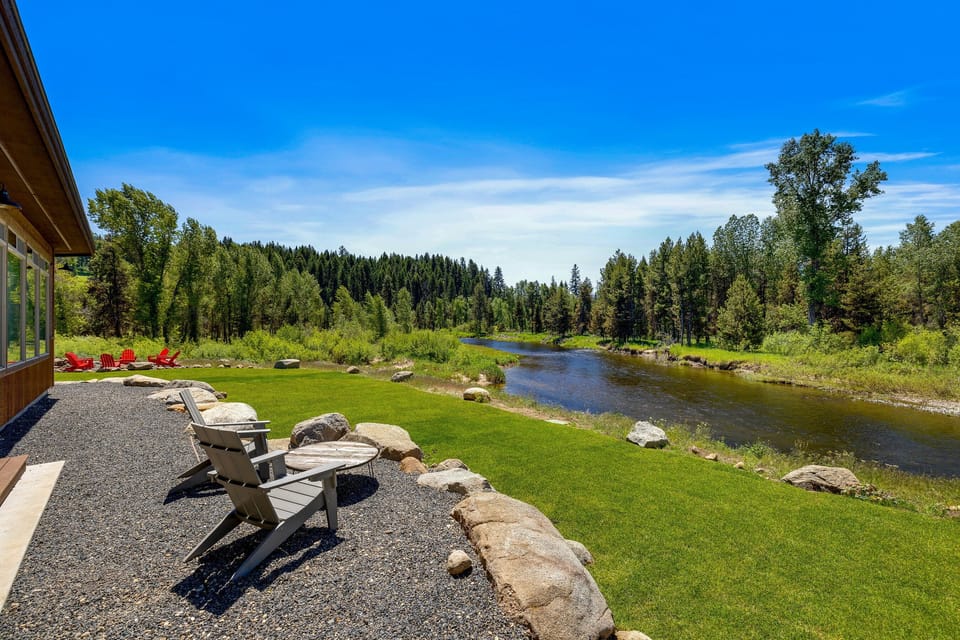 River off the back deck
