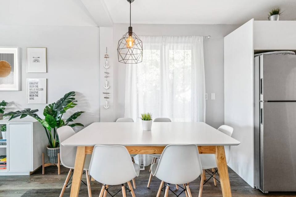 Bright, and vibrant interiors making the indoors just as inviting as our outdoors