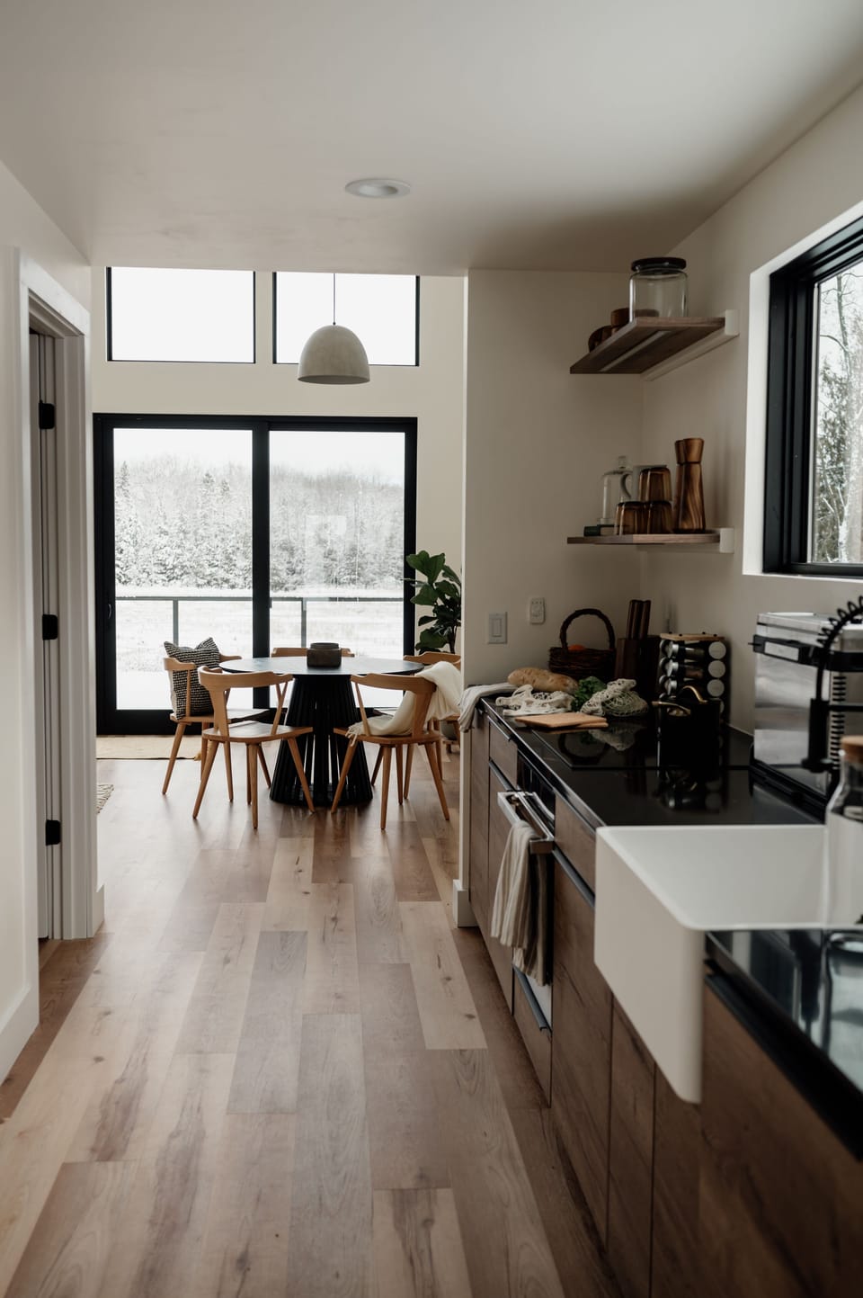 Open yet organized Scandinavian design