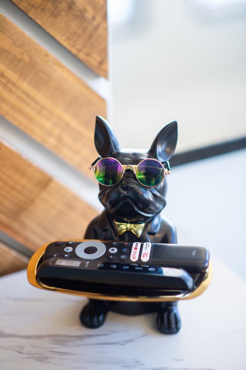 Remotes for TV and Fireplace