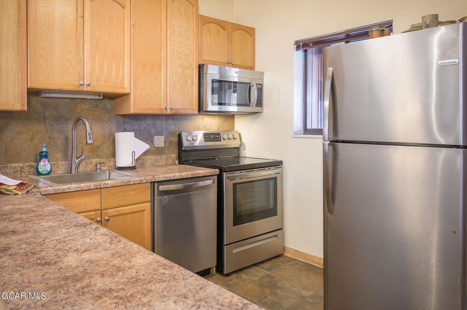 Kitchen with new appliances