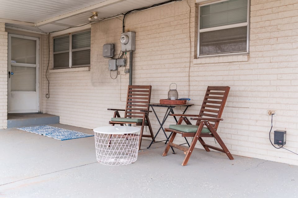 Back patio