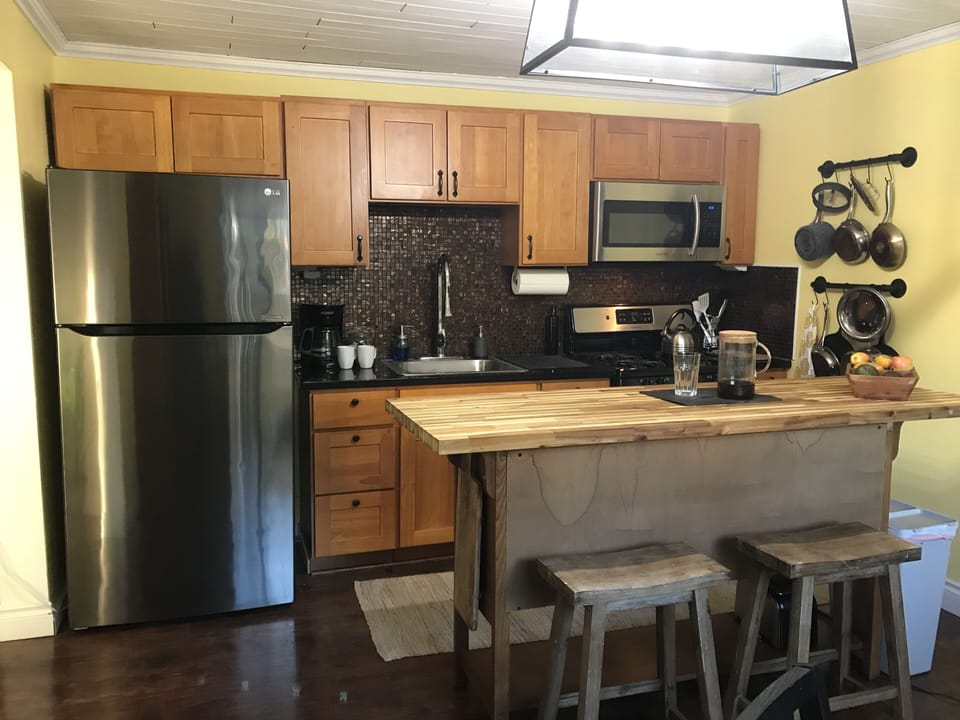 Kitchen and bar