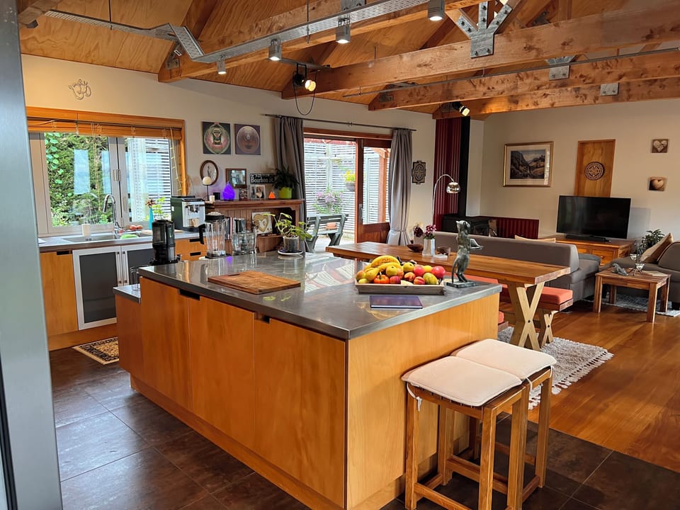 Beautiful High ceilings with Added windows for light and warmth.