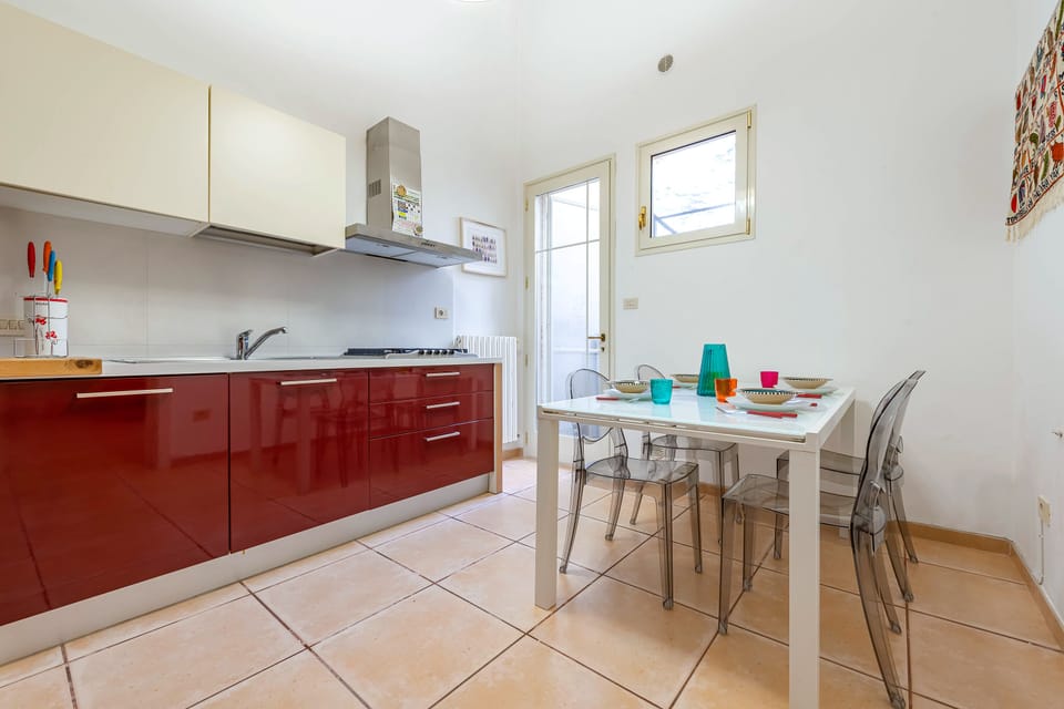 Kitchen and dining area