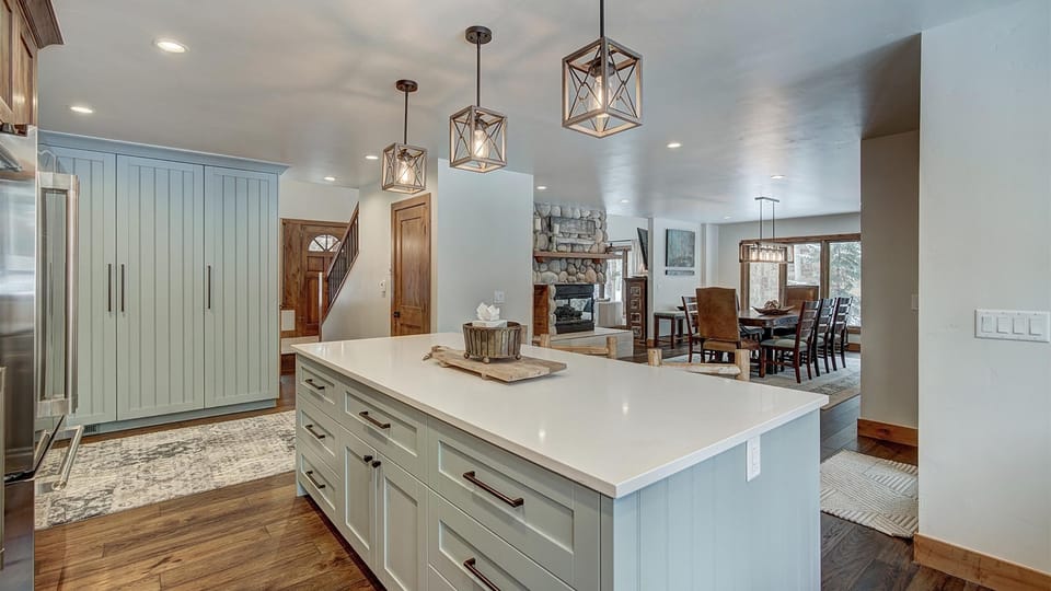 Kitchen Island from Rear