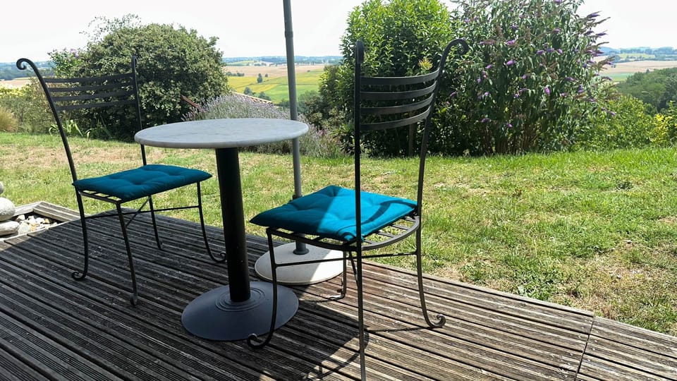 terrasse avec vue