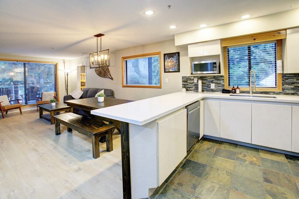`Loved the location with easy access to the slopes, local bus right outside, and close walk to Blackcomb base without being so close to hear the noise.- Greg L