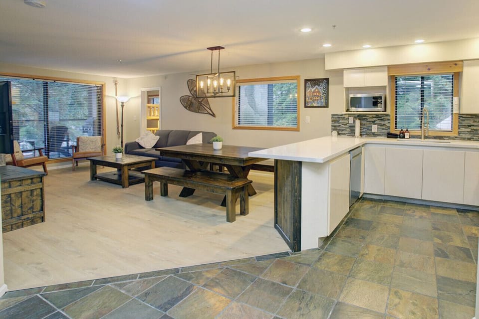 `Loved the location with easy access to the slopes, local bus right outside, and close walk to Blackcomb base without being so close to hear the noise`- Greg L