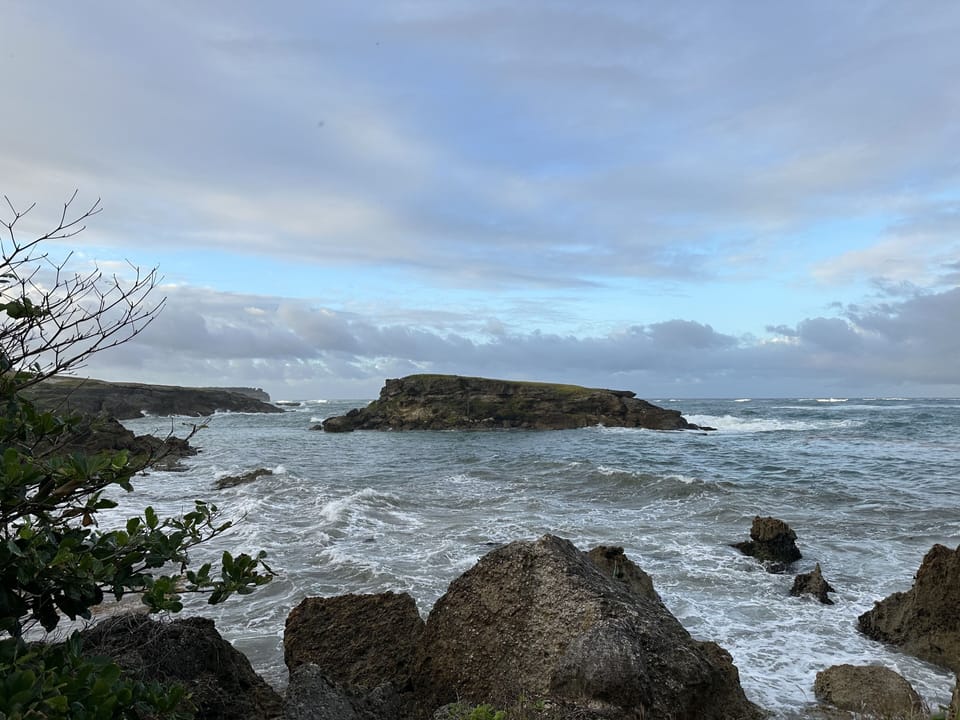Culpepper Island, 8 mins walk away, and a swim for the brave, or a great view.