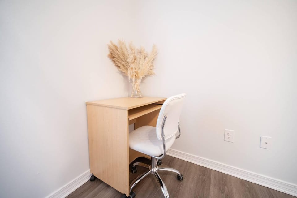 Dedicated workspace available in the Master Bedroom perfect for work.