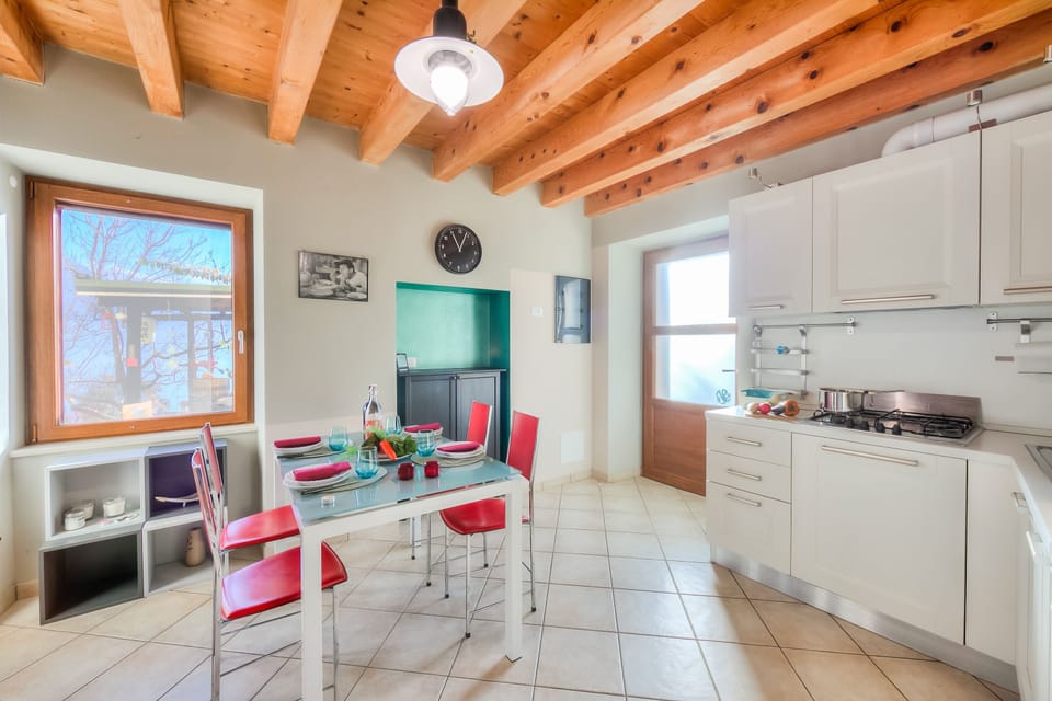 Kitchen and dining area