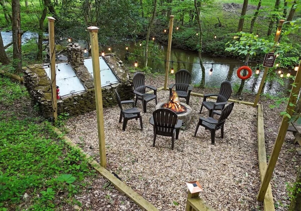 Nature's symphony while relaxing around the fire!