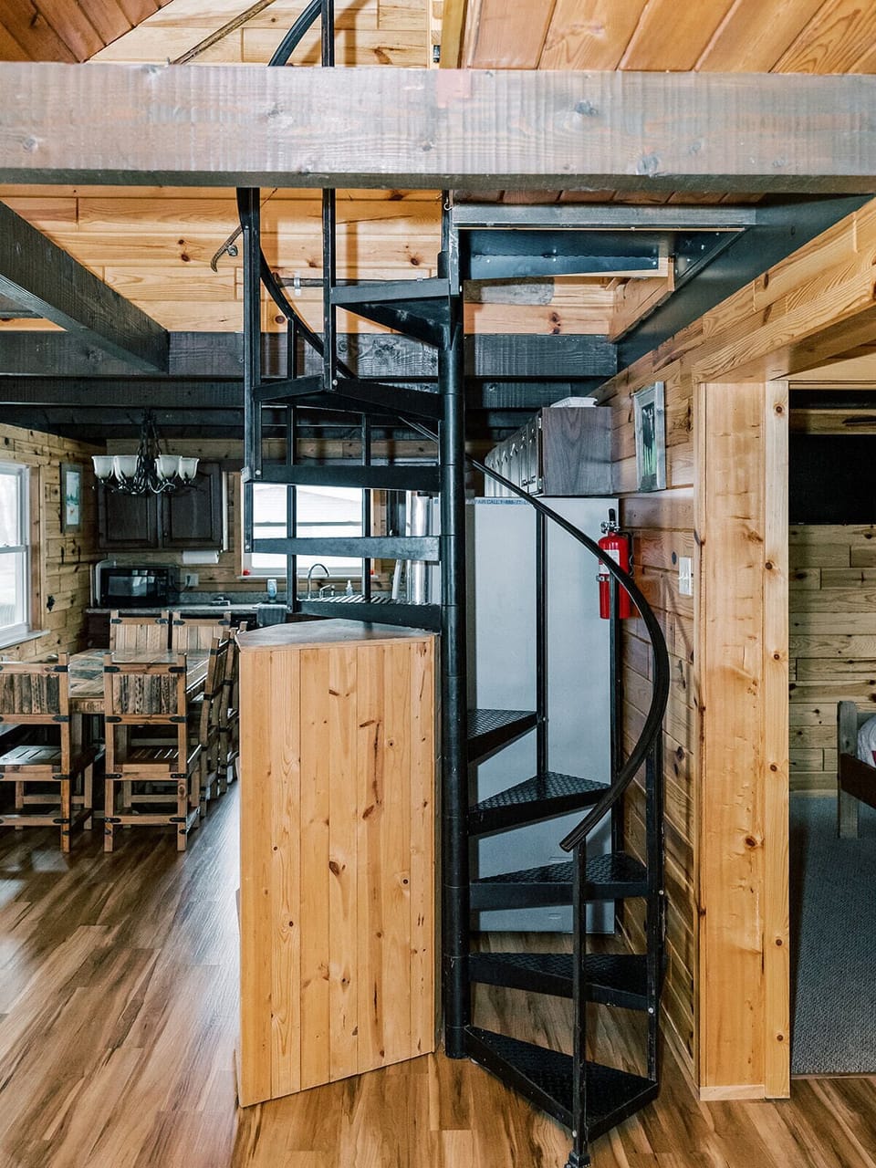 Stairs to 3rd bedroom and loft area