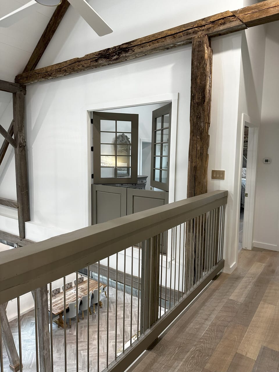 Double Dutch Doors from the Primary Bedroom