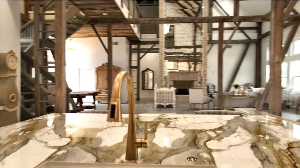 View from Kitchen through Great Room