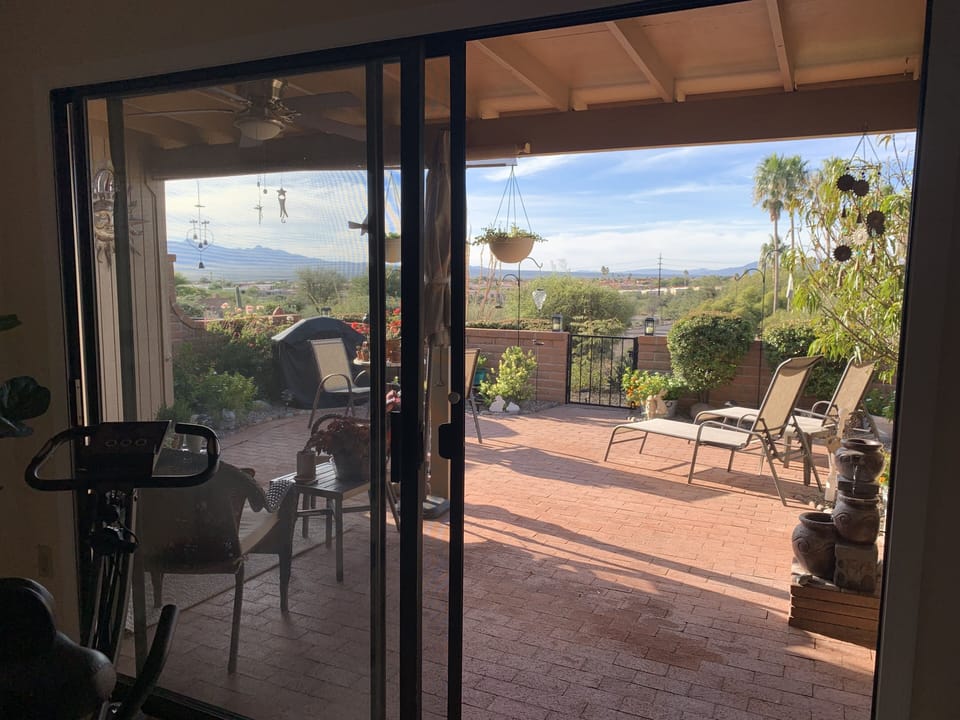 Door, Chair, Furniture, House, Patio