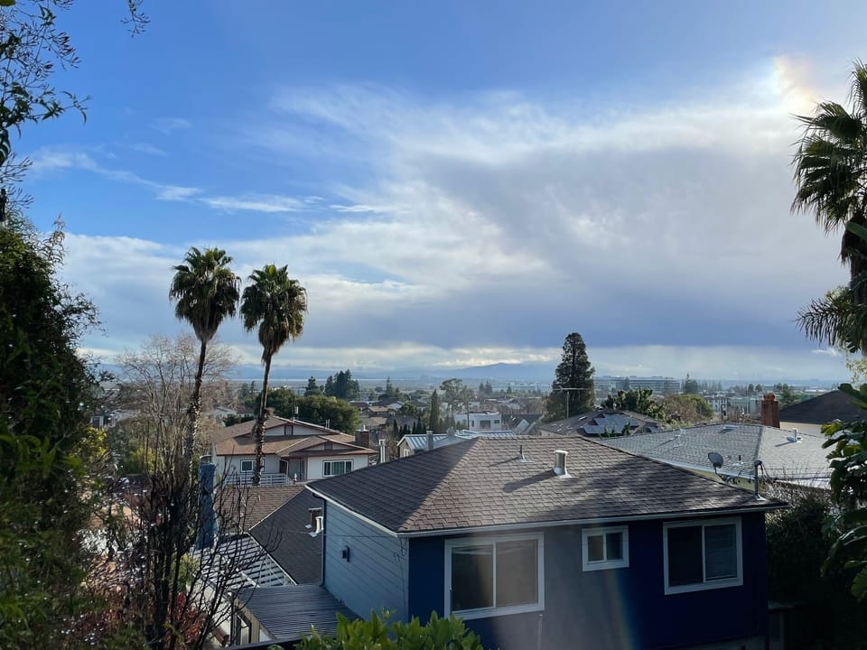 Great views from patio deck.