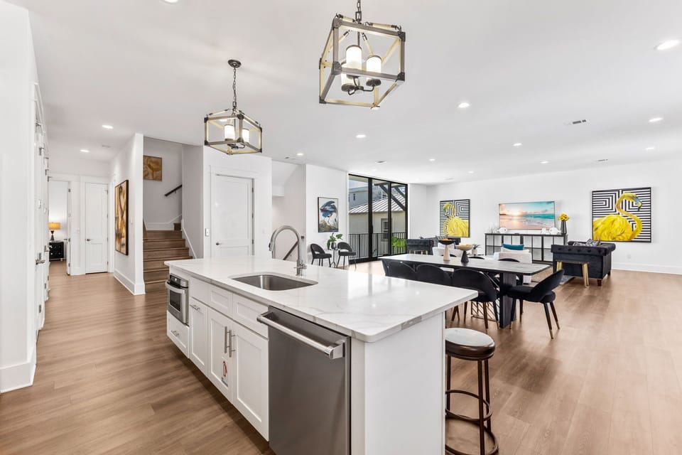 Enjoy the open floor plan that allows everyone to be together!