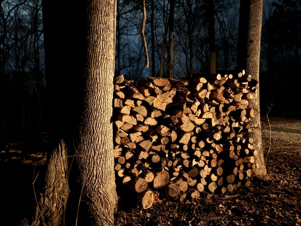 Complimentary firewood on site 