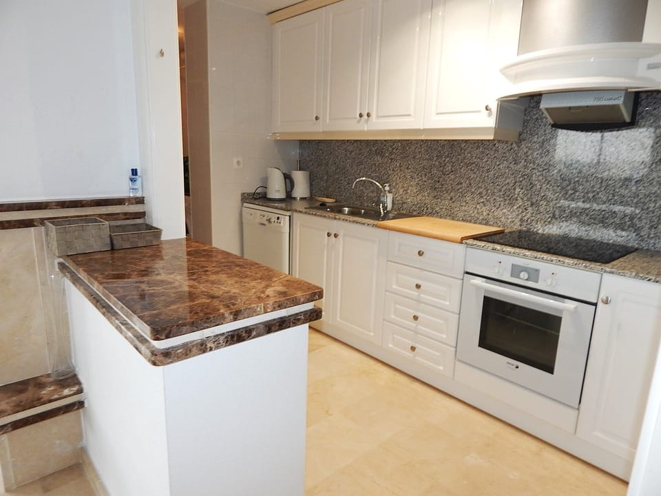 Open plan kitchen