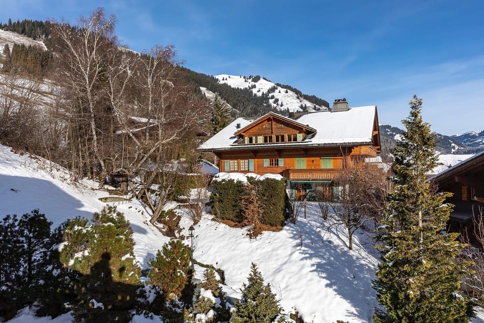 side view of the chalet 