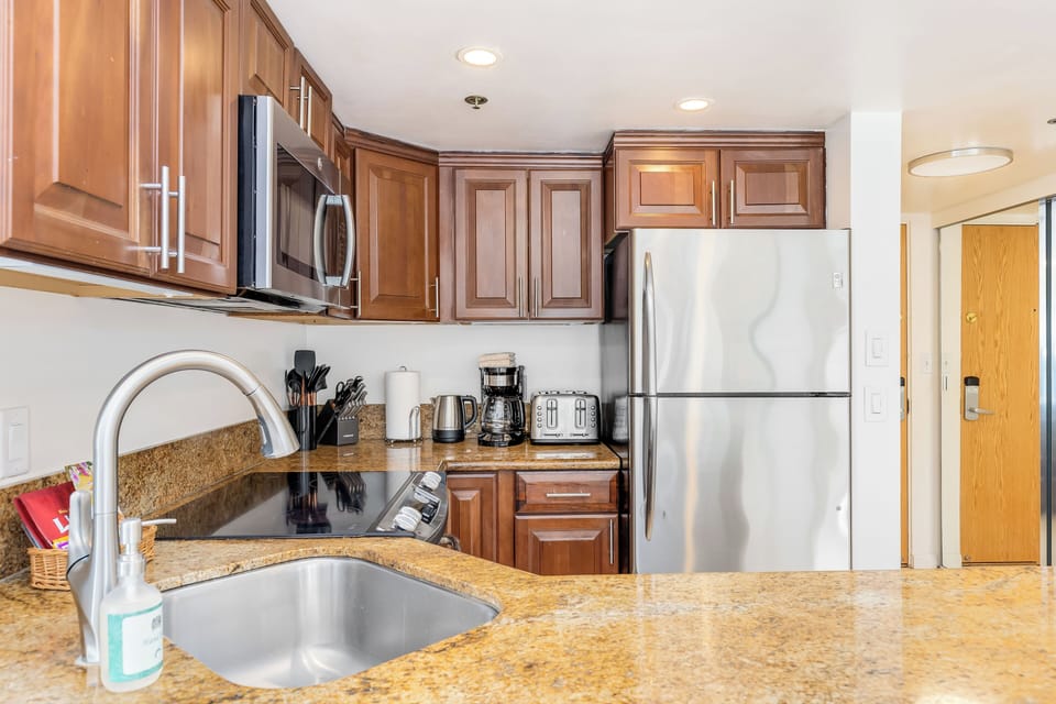 Kitchen with new appliances