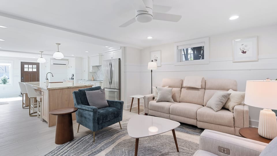 Living Room with Kitchen