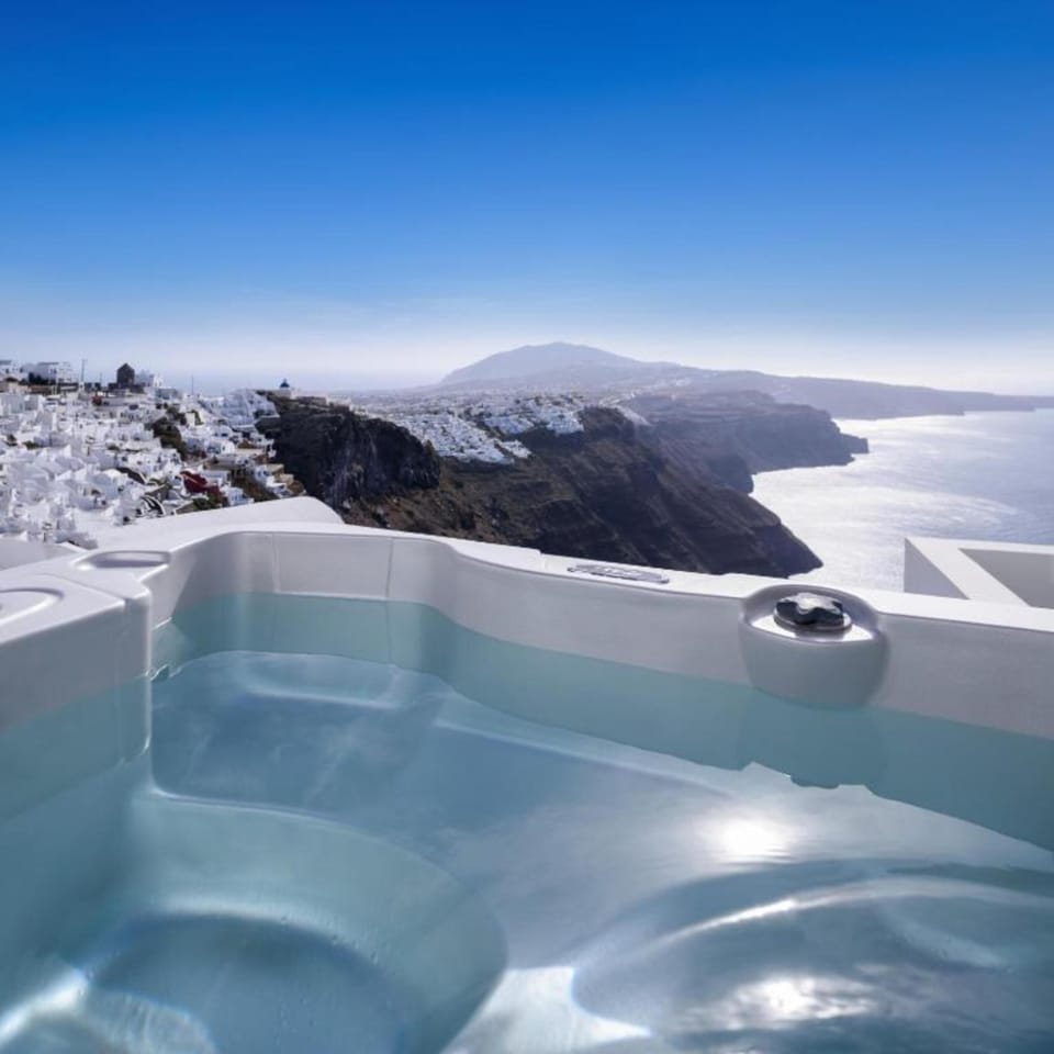 Hot tub with a view