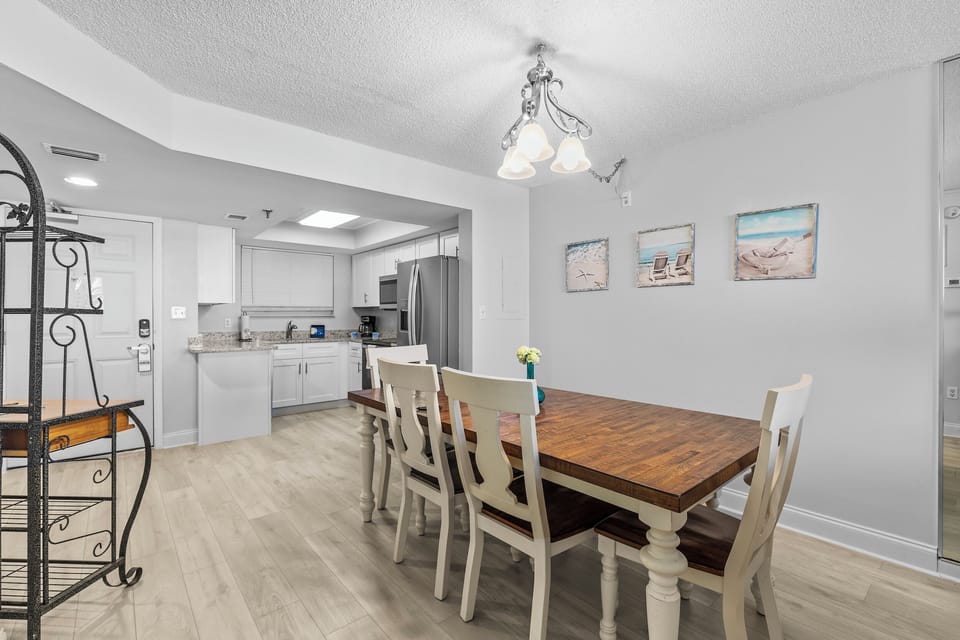 Our dining room kitchen combo provides a versatile space for hosting guests and everyday living.