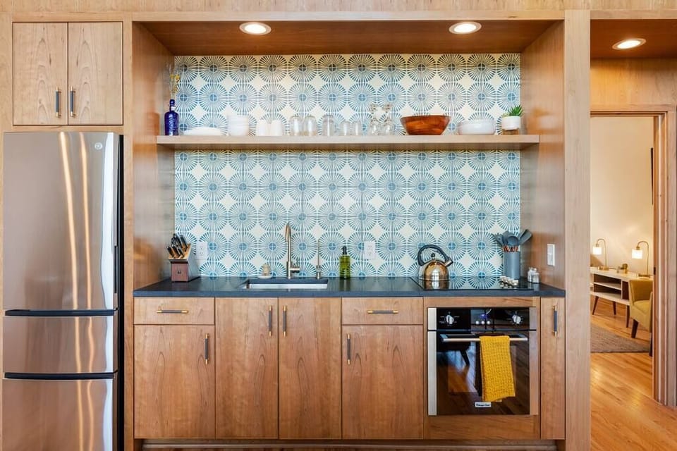 Custom kitchen built by owner from cherry (1)