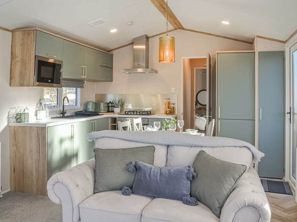 Open plan living space | Waterfoot Lodge, Amotherby