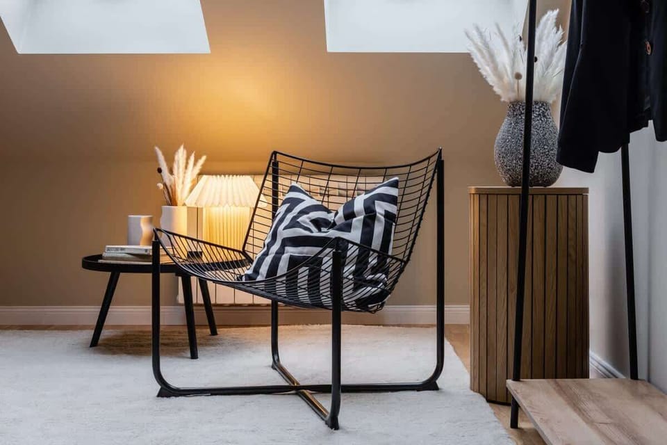 Seating area in the living room