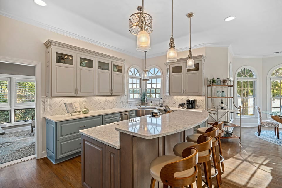 Fully stocked kitchen to prep all your group meals.