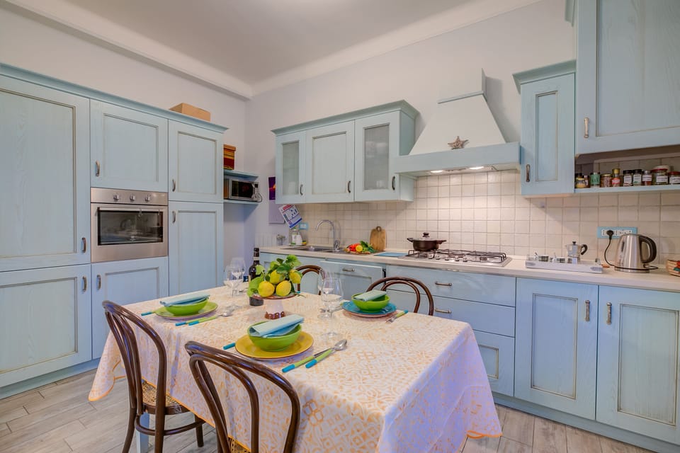 Kitchen and dining area