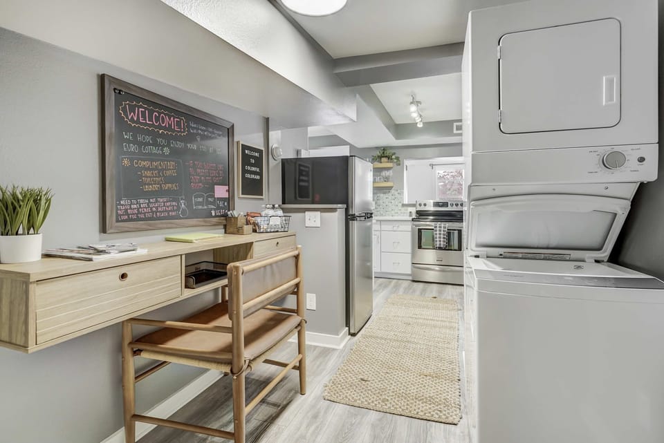 Unlock Culinary Delights! Our Kitchen is Fully Equipped and Well-Stocked with Every Amenity You Need for Your Day-to-Day Comfort and Convenience.