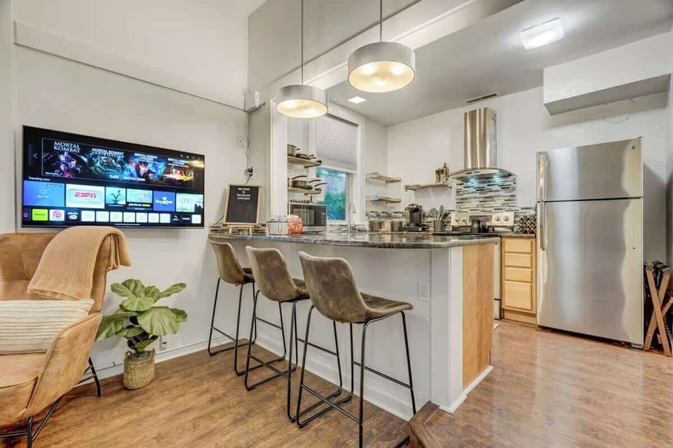 Soak in this perfectly curated 1 bedroom apartment with everything you could need and more for a great stay!