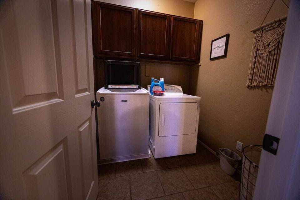 Laundry Room - We provide enough laundry soap for 3 loads each stay