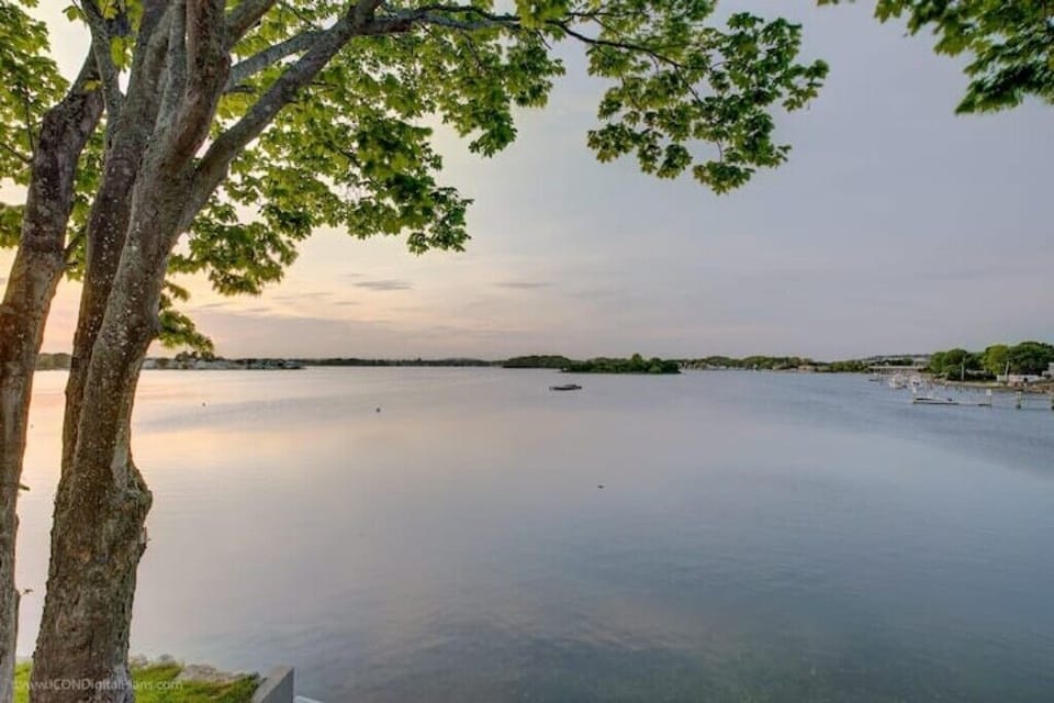 A perfect blend of sunset hues and calming waters.