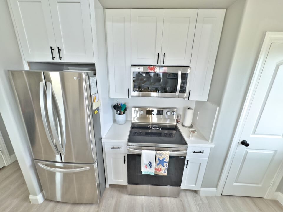 New stainless appliances