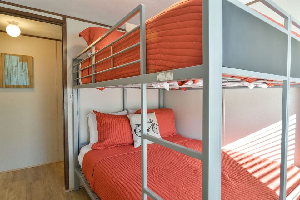 Sleep up to 4 on these bunk beds.