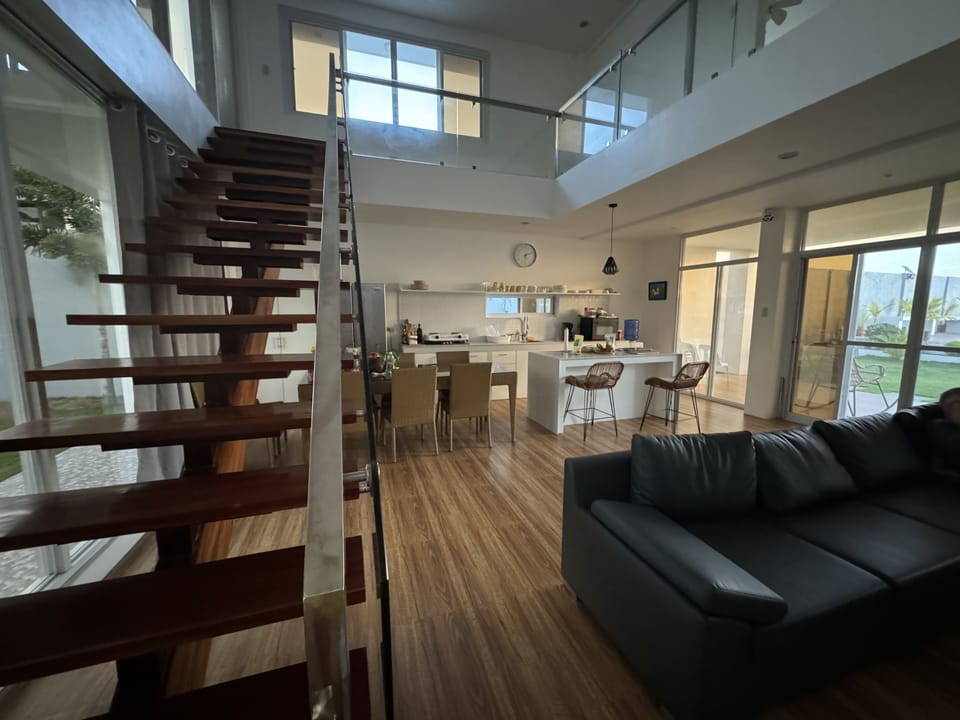 Bedrooms 1 & 2 are upstairs through this beautiful solid mahogany stairs.