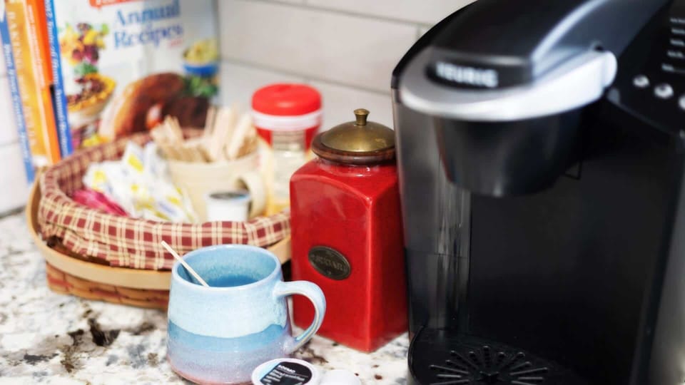 Start your mornings with a cup of coffee, brewed to perfection in the comfort of your space. Whether you prefer a quick sip or a leisurely coffee break, it's the perfect way to begin your day and energize for the adventures ahead!