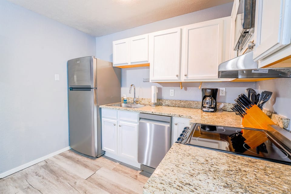Well-stocked kitchen